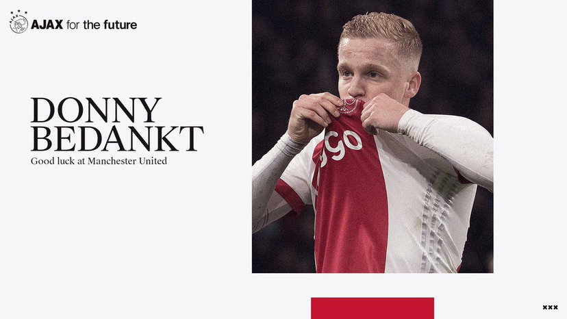 Lo United presenta van de Beek, l’Ajax risponde così: “Prendetevi cura di lui” preview
