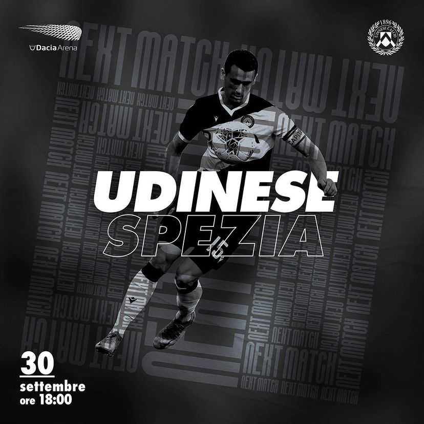 Udinese-Spezia, le formazioni ufficiali preview