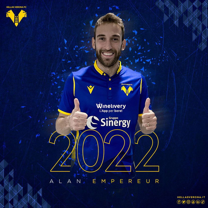 Ora è anche ufficiale: Verona, rinnovo fino al 2022 per Empereur preview