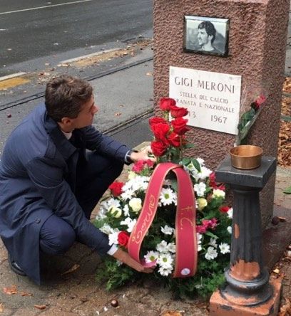 Il Torino depone una corona di fiori in ricordo di Gigi Meroni preview