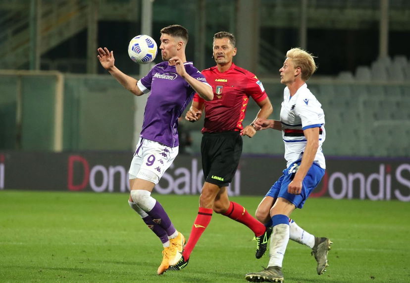 Verre regala la vittoria alla Sampdoria, inutile il pari di Vlahovic preview