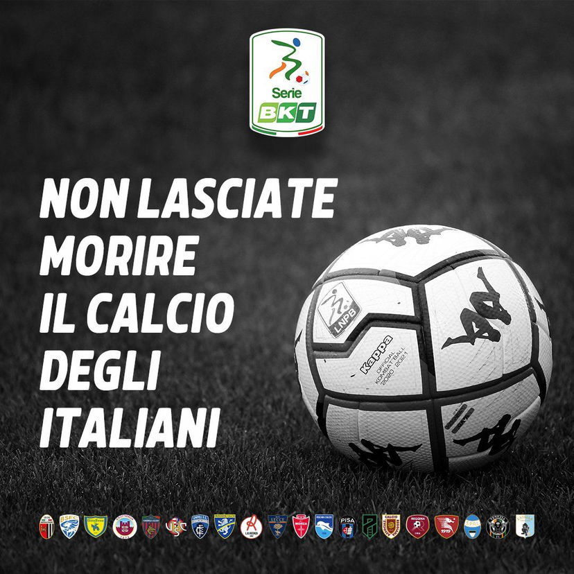Serie B, la protesta: “Non lasciate morire il calcio degli italiani” preview