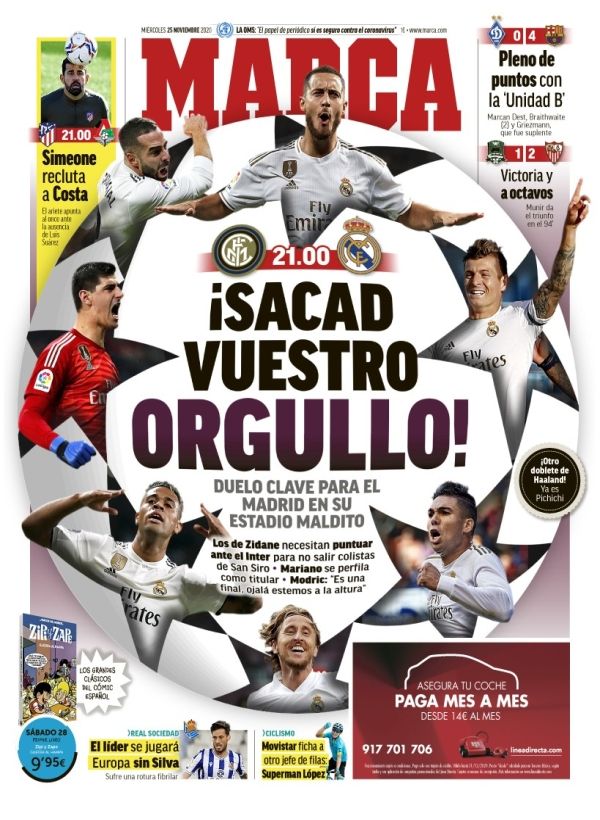 Spagna, la rassegna stampa. Marca: “Real, tira fuori l’orgoglio” preview