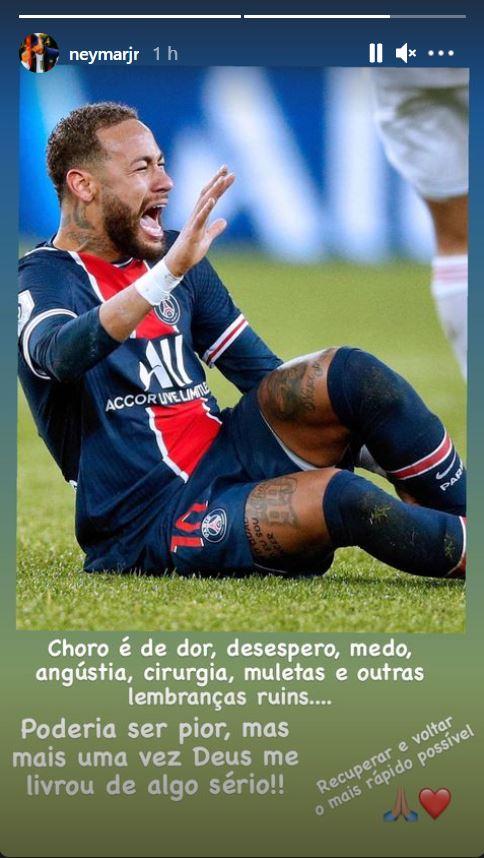 Neymar: “Dio mi ha salvato da un infortunio serio. Tornerò il prima possibile” article-post