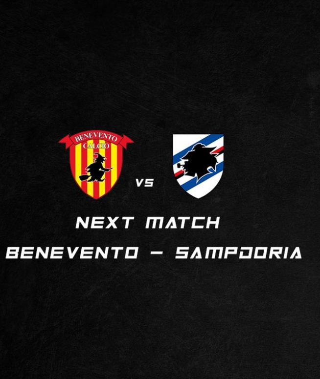 Benevento-Sampdoria, le formazioni ufficiali preview