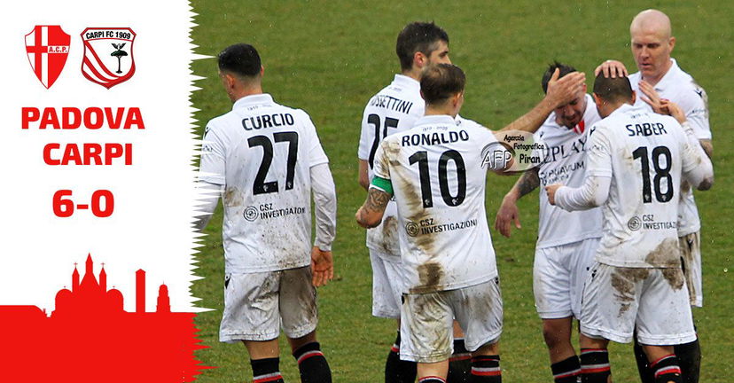 Serie C: valanga Padova sul Carpi, finisce 6-0! preview