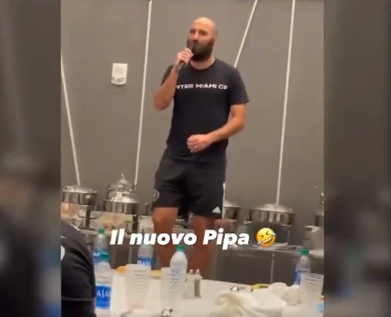 VIDEO – Higuain show: canta “Despacito” e si diverte nel ritiro dell’Inter Miami preview
