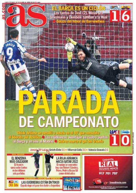 Le aperture spagnole, AS: “Parata del campionato”, Marca: “Rimangono 10 finali” preview