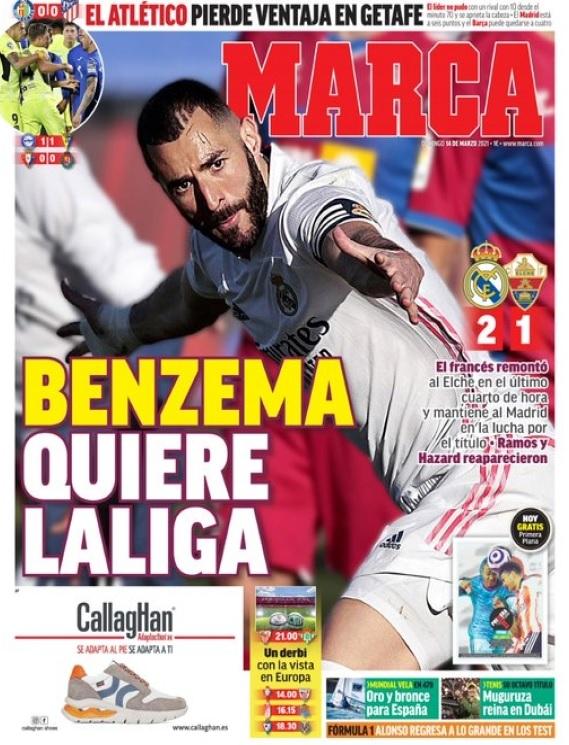 Le prime pagine dei quotidiani spagnoli: “Benzema vuole la Liga”, “Battaglia per Haaland” article-post