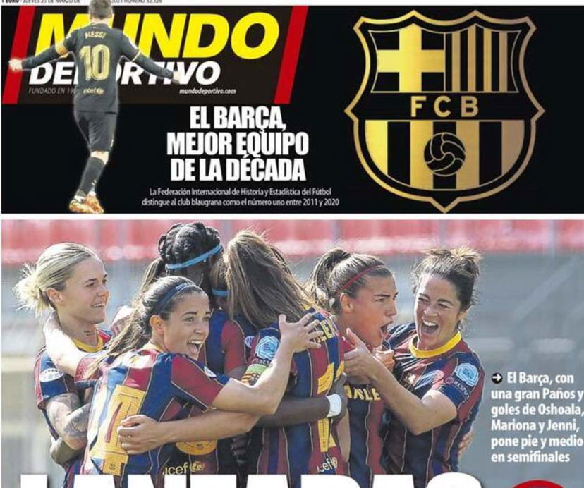 Le aperture dei giornali spagnoli: “Il Barcellona miglior squadra del decennio” preview