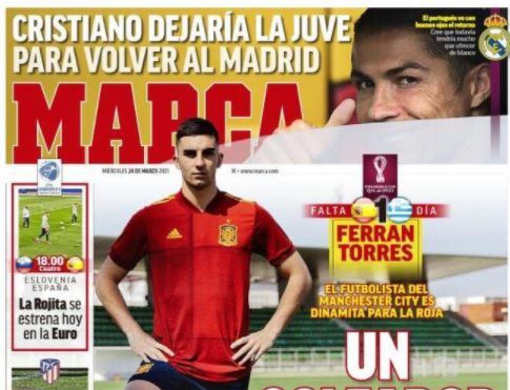 Marca: “Ronaldo lascerebbe la Juve se chiamasse il Real” article-post