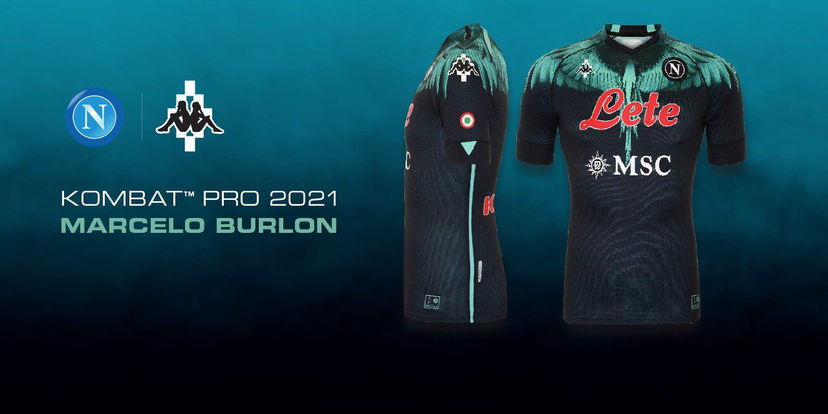 Napoli, presentata la nuova maglia che verrà indossata contro l’Inter preview