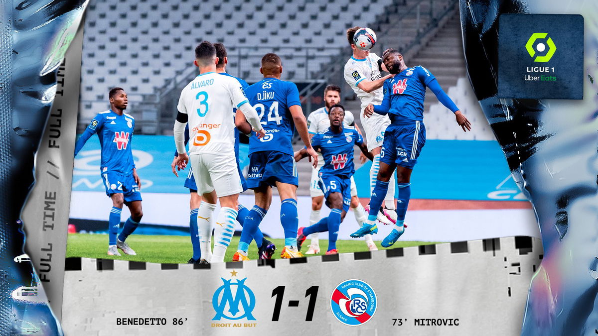Ligue 1, il Marsiglia riacciuffa lo Strasburgo nel finale con Benedetto (1-1) article-post