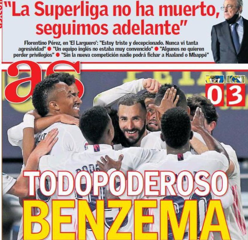 AS, Florentino Perez: “La Super Lega non è morta, andiamo avanti” preview