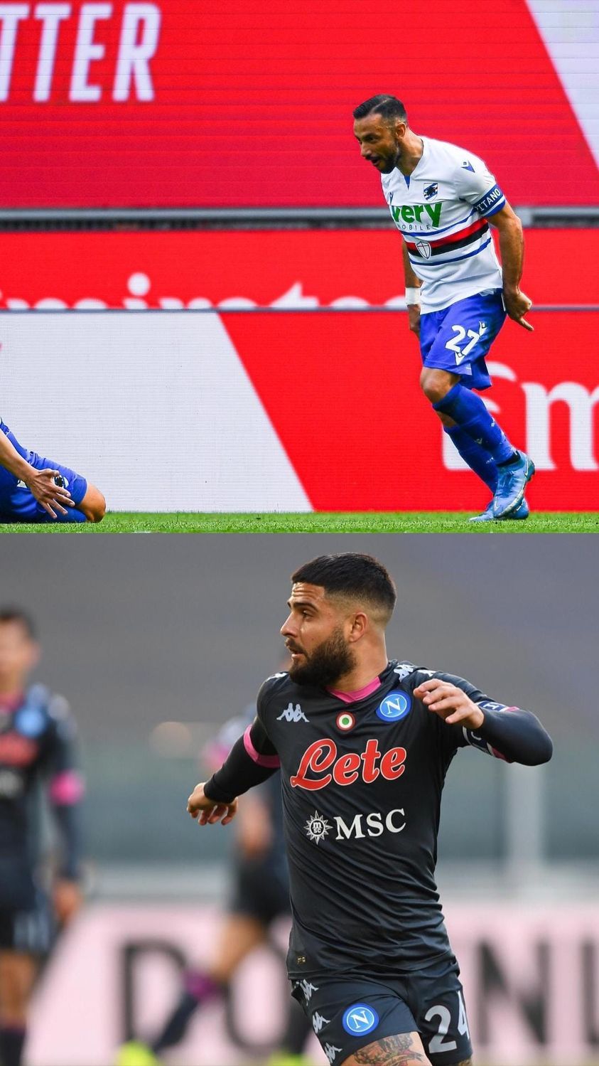 Sampdoria-Napoli, duello tra bomber napoletani: Quagliarella sfida Insigne article-post