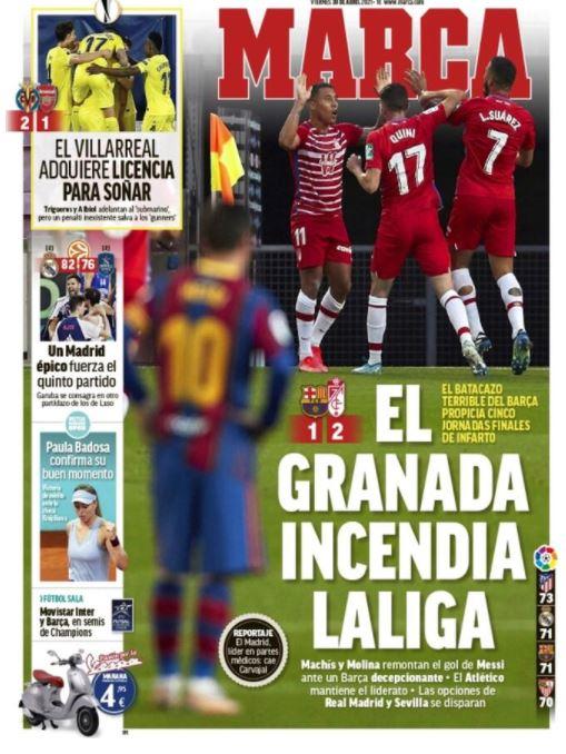 L’apertura dei quotidiani spagnoli: “Il Granada incendia LaLiga” article-post