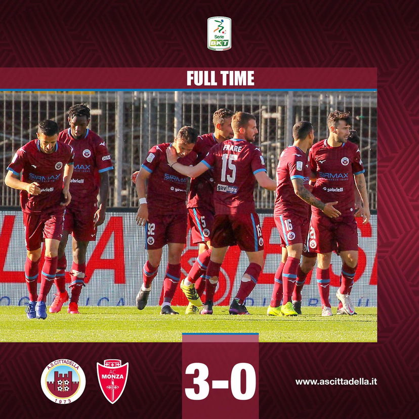 Cittadella, che show! Tre schiaffi al Monza nella semifinale di andata preview