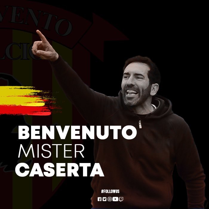 Ora è ufficiale Fabio Caserta è il nuovo allenatore del Benevento Alfredo Pedullà