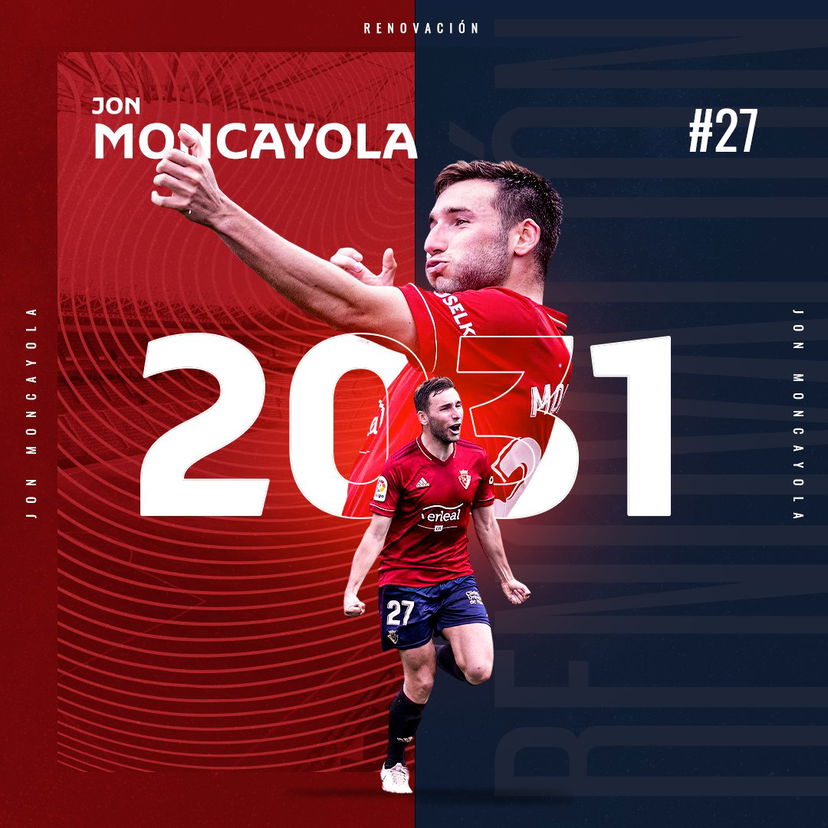 Ufficiale: rinnovo decennale per Moncayola con l’Osasuna. Il centrocampista ha firmato fino al 2031 preview