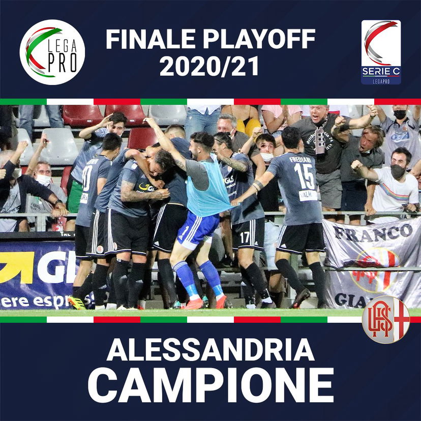 Serie C, ammenda per l’Alessandria. C’è anche una squalifica preview