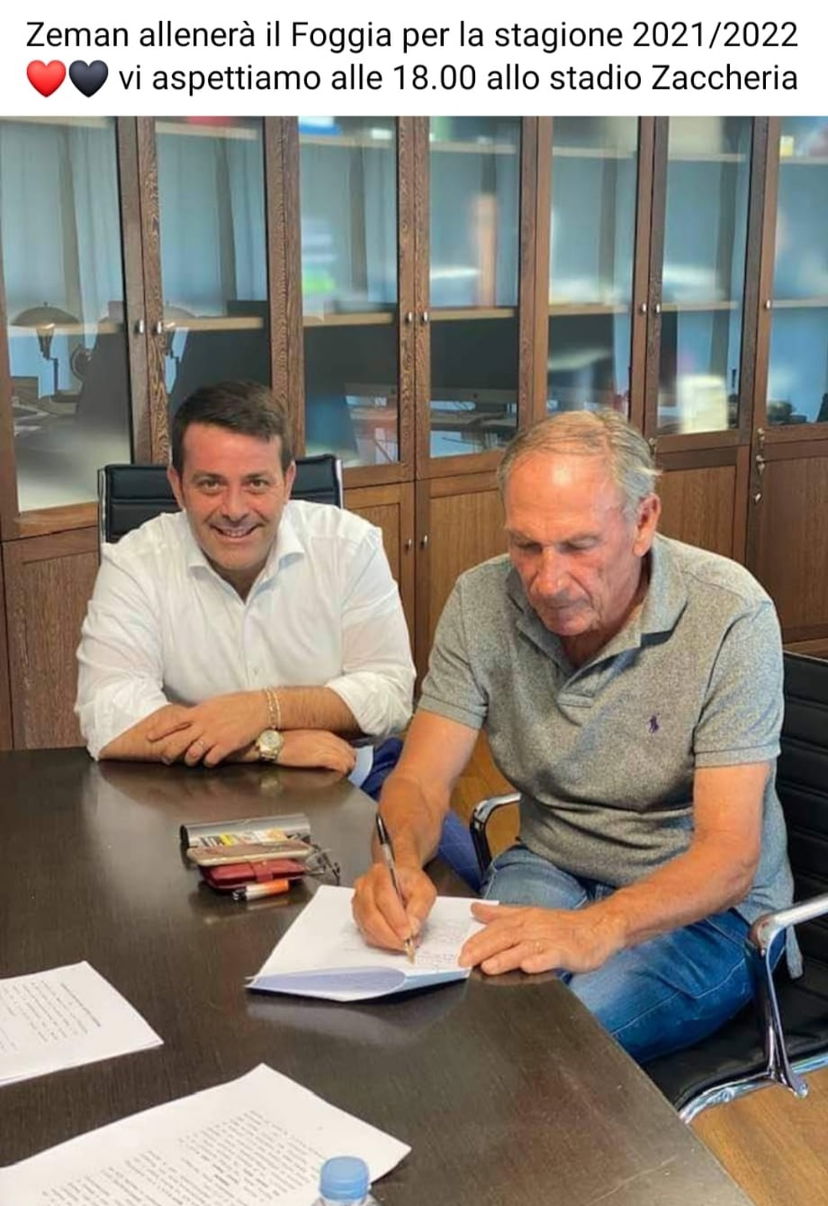 Ufficiale: Zeman è il nuovo allenatore del Foggia. Alle 18 la presentazione preview
