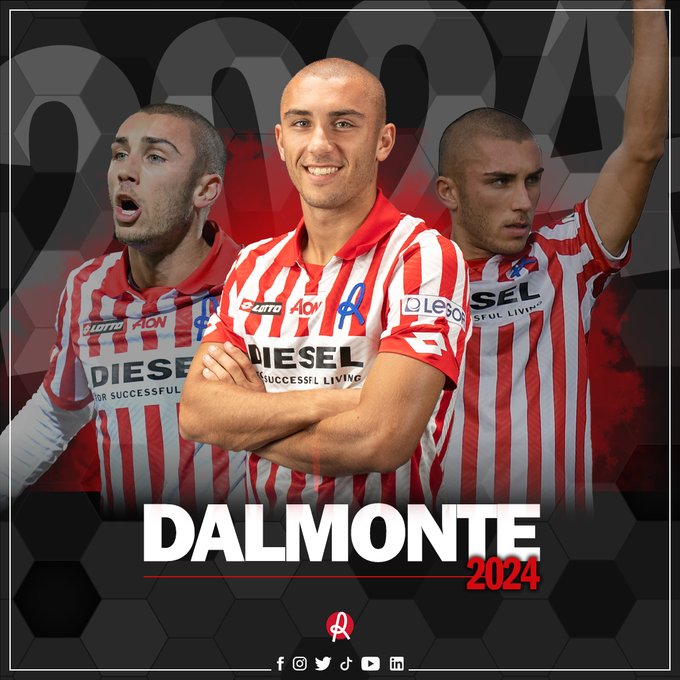Ufficiale: Vicenza, riscattato Dalmonte. Per il giocatore contratto fino al 2024 preview