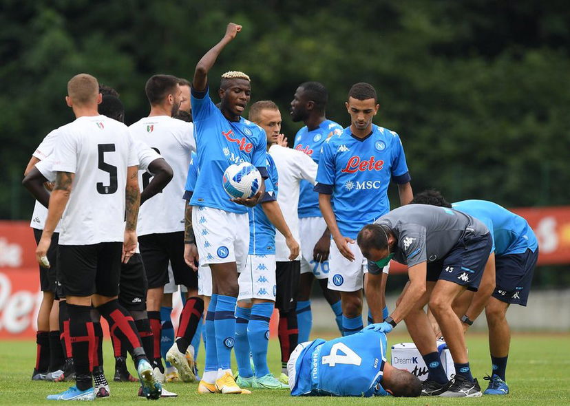 Napoli, per Demme trauma contusivo distorsivo (secondo-terzo grado) al ginocchio destro preview