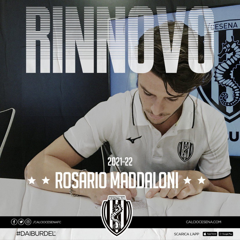 Ufficiale: Cesena, arriva il rinnovo di Maddaloni fino al 2022 preview