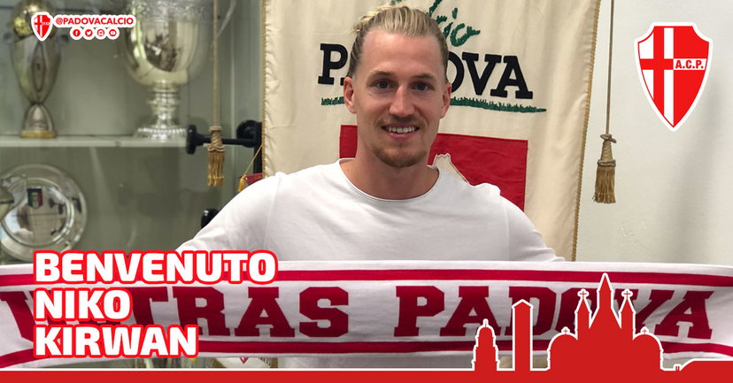 Ufficiale: il neozelandese Niko Kirwan è un nuovo giocatore del Padova preview