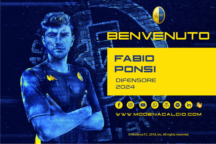 Ufficiale: Modena, dalla Fiorentina arriva Ponsi preview
