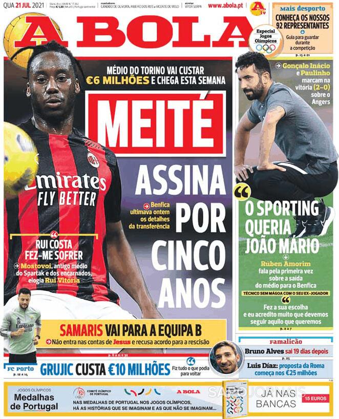 L’apertura di A Bola, “Meité arriva questa settimana” article-post