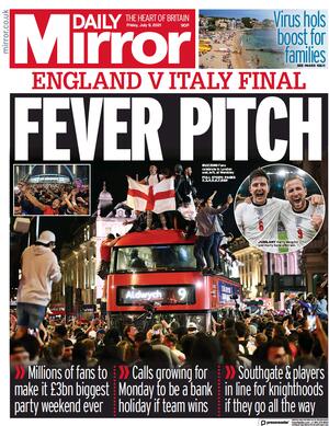 Inghilterra, l’apertura dei quotidiani sportivi preview