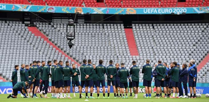 Italia, conclusa la rifinitura. Nel pomeriggio la riunione tecnica preview