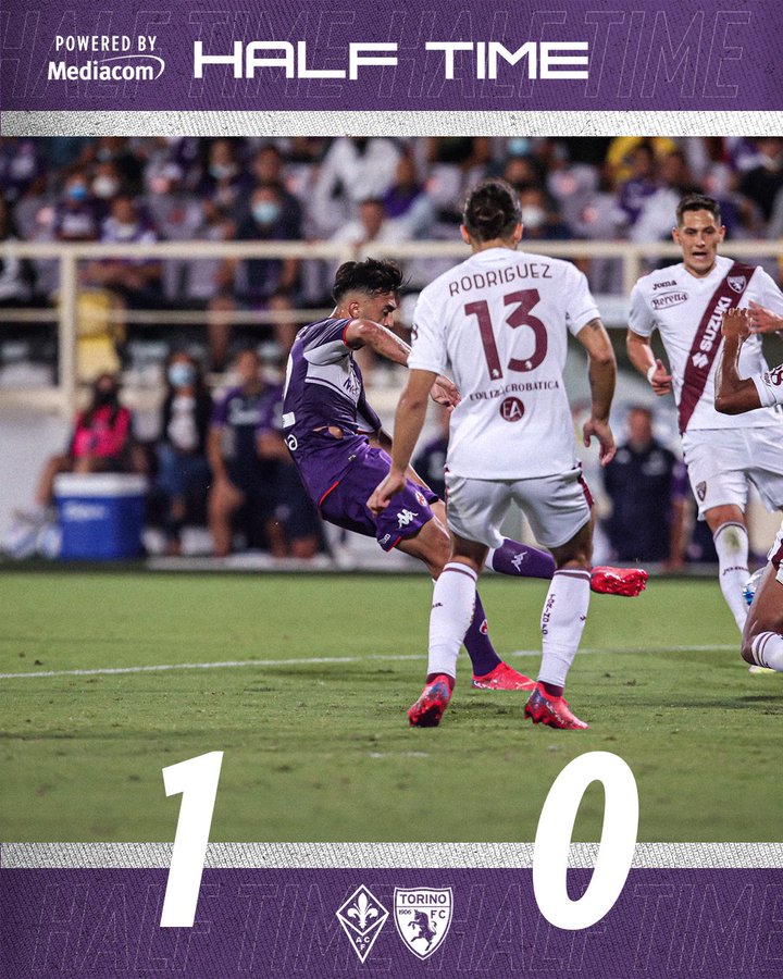 Fiorentina-Torino, 1-0 all’intervallo: segna Nico Gonzalez preview
