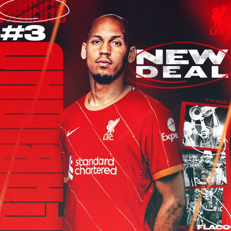 Ufficiale: Fabinho ha rinnovato con il Liverpool preview