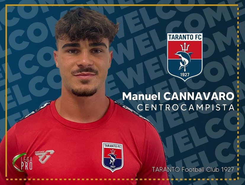 Ora è ufficiale: Manuel Cannavaro è un nuovo giocatore del Taranto preview