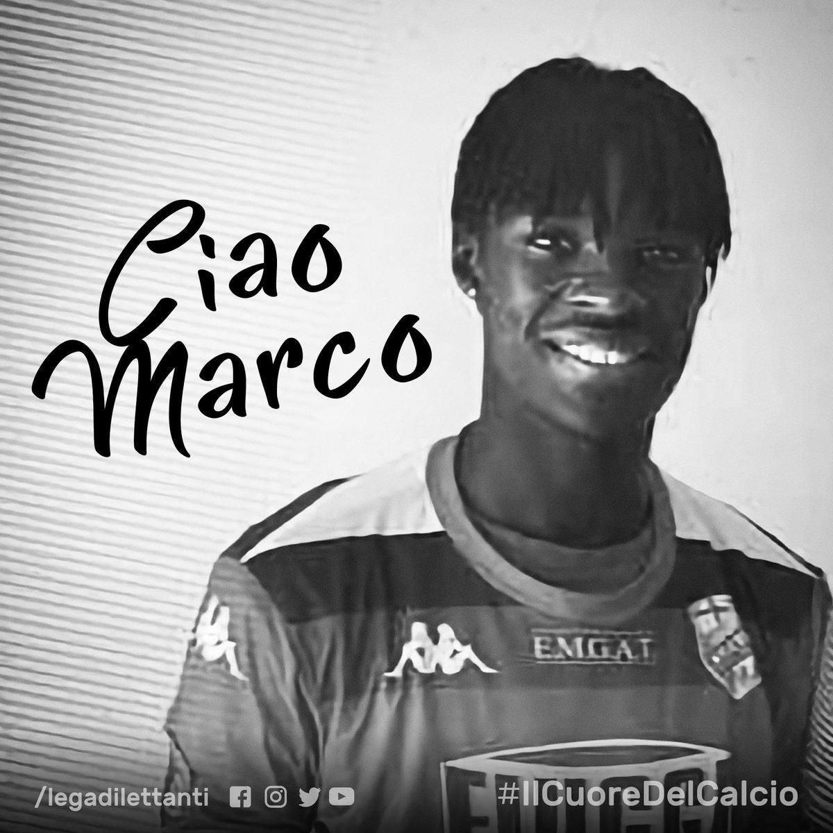 Tragedia in Serie D, muore per un malore il 19enne Marco Tampwo article-post