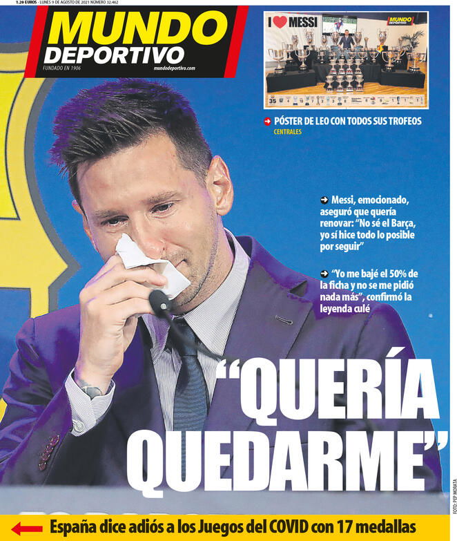 Le aperture spagnole, ampio spazio a Messi: “Ho fatto di tutto per restare” preview