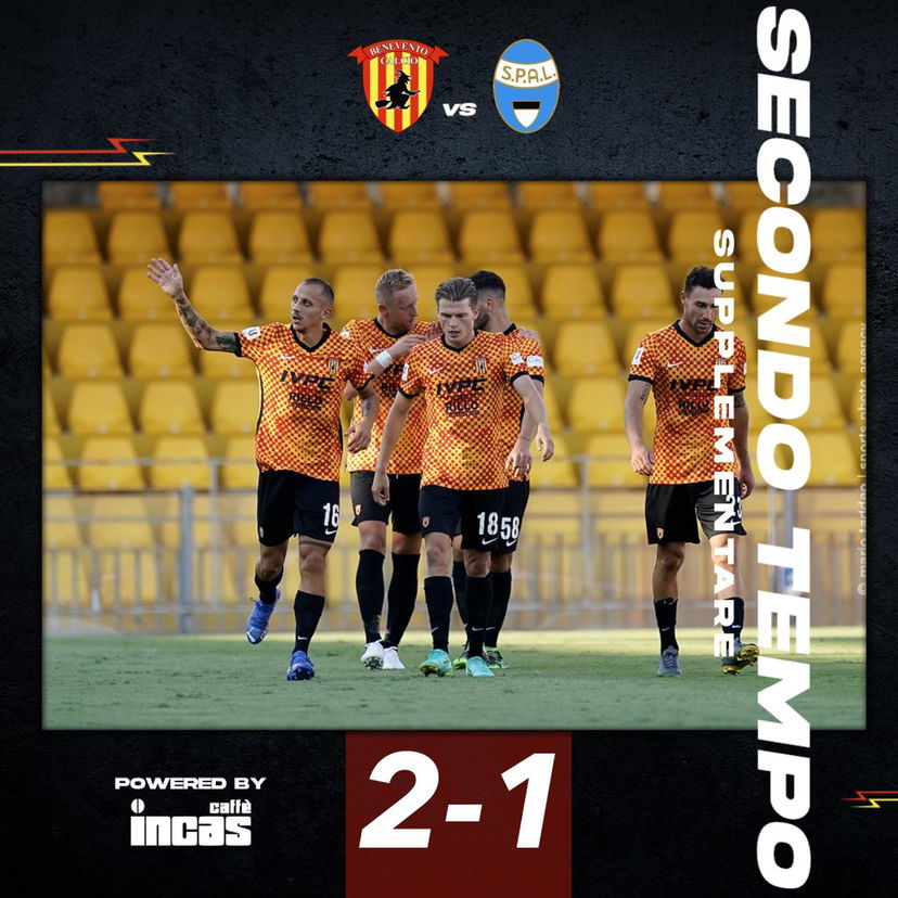 Coppa Italia, Moncini trascina il Benevento ai sedicesimi: contro la Spal finisce 2-1 preview