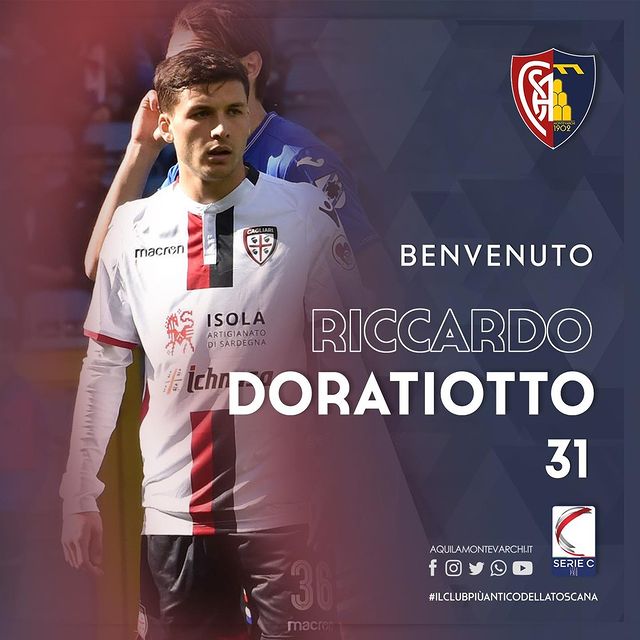 Ufficiale: Aquila Montevarchi, ecco l’ex Olbia Riccardo Doratiotto preview