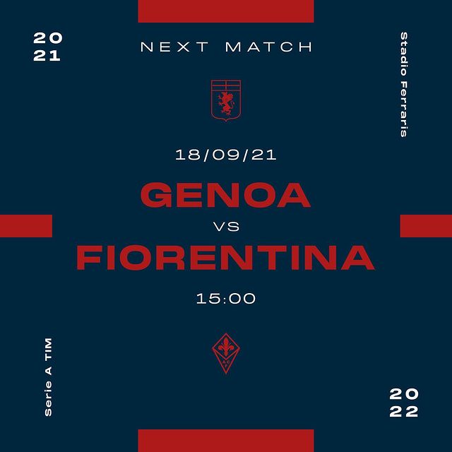 Genoa-Fiorentina, le formazioni ufficiali preview