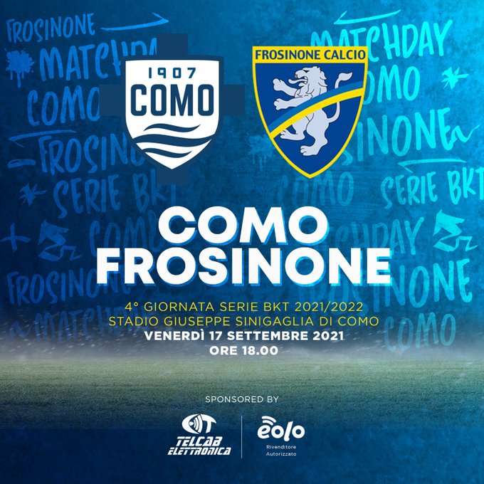 Como-Frosinone, le formazioni ufficiali preview