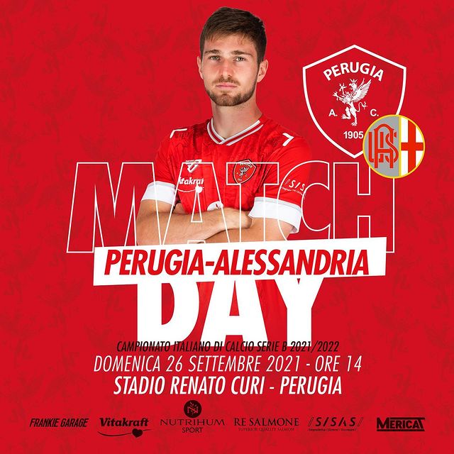 Perugia-Alessandria, le formazioni ufficiali article-post
