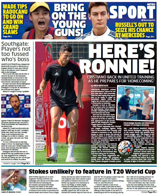 L’apertura dei quotidiani inglesi: “Ecco Ronnie” article-post