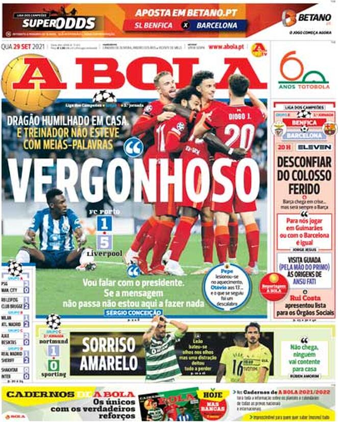 A Bola durissimo con il Porto: “Vergognoso” article-post