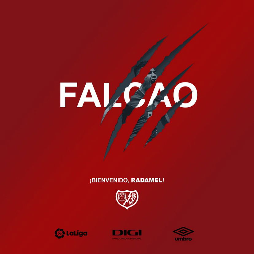 Ufficiale: Radamel Falcao al Rayo Vallecano preview