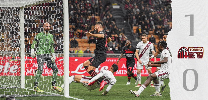 Milan di misura sul Torino: decide Giroud. Nove vittorie su dieci e vetta solitaria (aspettando il Napoli) preview