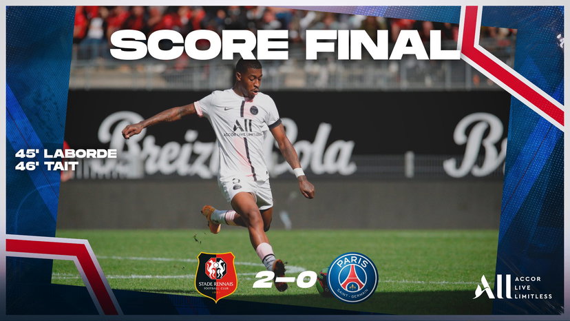 Ligue 1, primo ko per il PSG. Il Rennes vince 2-0 con Laborde e Tait preview
