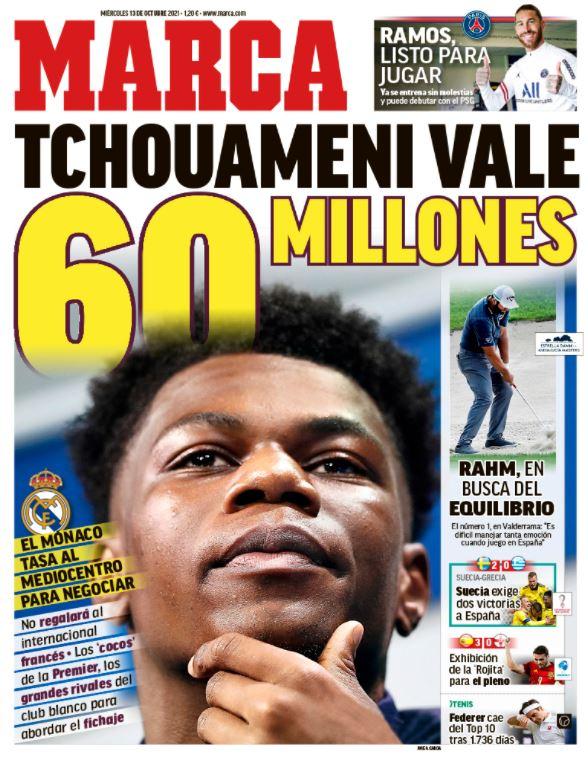 L’apertura di Marca: “Tchouameni vale 60 milioni” preview