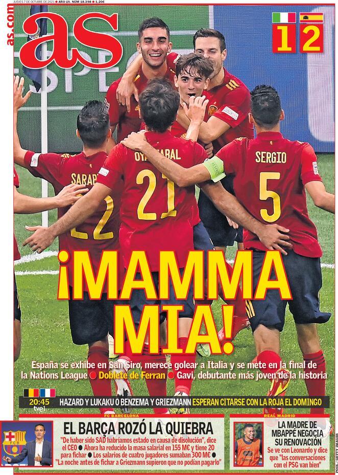 Le aperture spagnole sulla vittoria della Roja contro l’Italia: “Mamma mia!” article-post